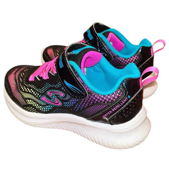 Skechers Toddler Girl's Jumpsters Sneaker Size 10.5 - Picture 6 of 10